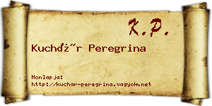 Kuchár Peregrina névjegykártya